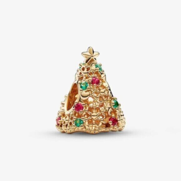 Pandora Glitter Christmas Tree Charm - Picture 1 of 4